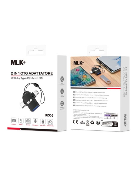 MLK+ 2-IN-1 OTG ADAPTER USB-A / TYP-C / MICRO USB