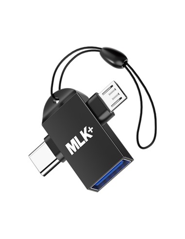 MLK+ ADAPTATEUR OTG 2-EN-1 USB-A / TYPE-C / MICRO USB