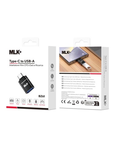 MLK+ MINI OTG ADAPTATEUR USB-A VERS TYPE-C