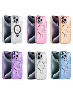 MAGNETIC GLITTER SOFT COVER CASE WITH FOLDABLE KICKSTAND 2