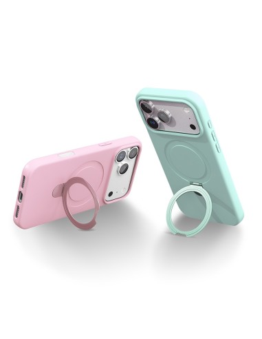 SEMIHARTE SOFT-TOUCH-HÜLLE MIT KLAPPBAREM STÄNDER