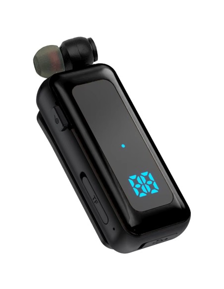 AURICOLARE MONO BLUETOOTH CON CAVO RIAVVOLGIBILE