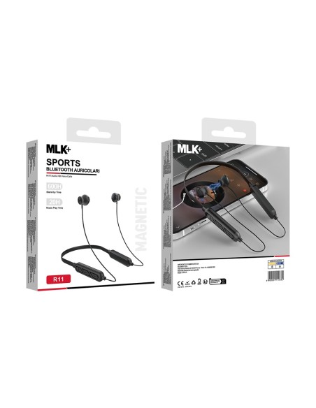 MLK+ MAGNETIC BLUETOOTH NECKBAND EARPHONES