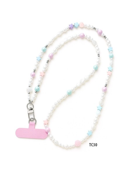 PERLES DE TÉLÉPHONE DE 45 CM DE LONG