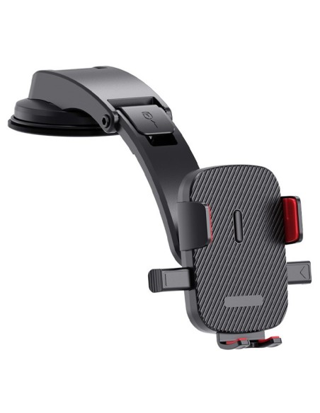 2-IN-1 ADJUSTABLE CAR MOUNT WITH CLIP AND SUCTION CUP
