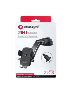 SUPPORT DE VOITURE RÉGLABLE 2 EN 1 AVEC CLIP ET VENTOUSE 2