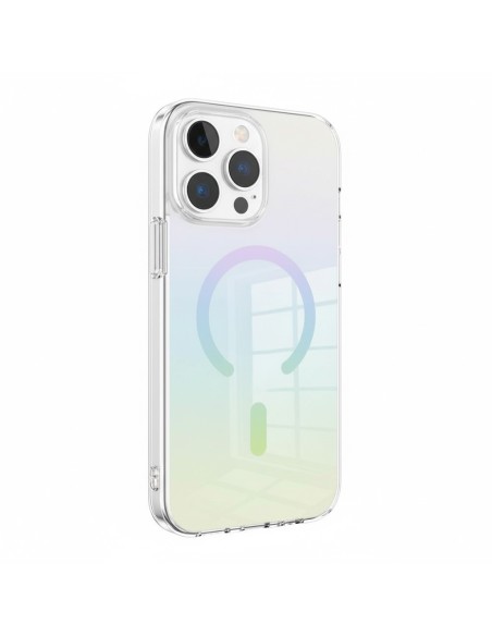 COQUE RIGIDE MAGNÉTIQUE SEMI-TRANSPARENTE À EFFET DÉGRADÉ - LOT DE 6 PIÈCES COULEURS ASSORTIES (1X)