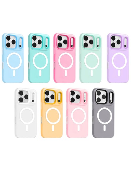 MAGNETIC HARD CASE WITH FROSTED EFFECT AND WRIST STRAP