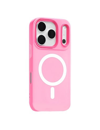 COVER RIGIDA MAGNETICA FROSTED EFFECT CON LACCIO DA POLSO