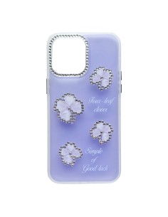 COVER RIGIDA SEMITRASPARENTE CON DETTAGLI STRASS 2