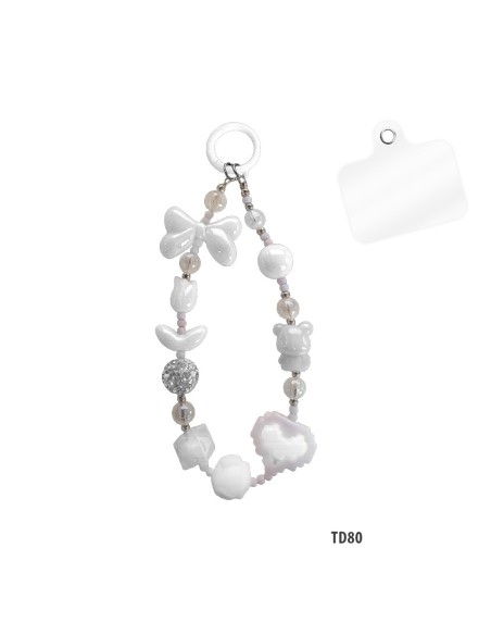 PERLES DE TÉLÉPHONE DE 15 CM DE LONG