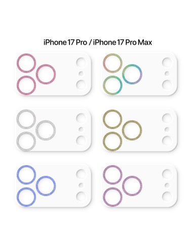 SCHUTZ FÜR DIE KAMERALINSE AUS GEHÄRTETEM GLAS MIT GLITZEREFFEKT