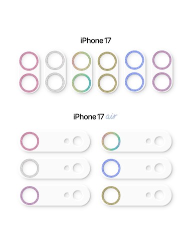 TEMPERED GLASS CAMERA LENS PROTECTOR WITH GLITTER EFFECT