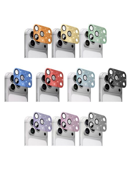 TEMPERED GLASS CAMERA LENS PROTECTOR WITH RHINESTONES