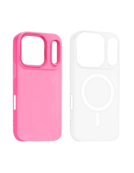 MAGNETIC HARD CASE WITH FROSTED EFFECT AND WRIST STRAP