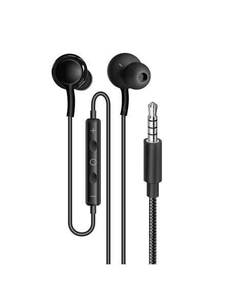 MLK+ ÉCOUTEURS INTRA-AURICULAIRES FILAIRES CONNECTEUR 3,5 MM CÂBLE TRESSÉ