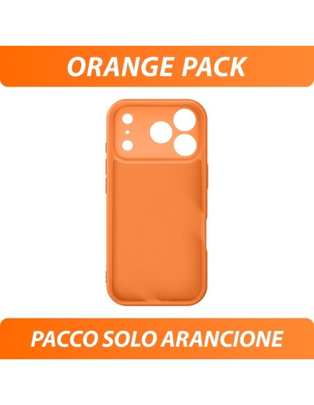 SOFT TOUCH SOFT COVER CASE - SINGLE-COLOR ORANGE PACK