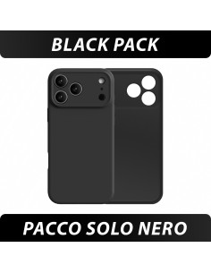 COVER MORBIDA FINITURA OPACA - ALL BLACK