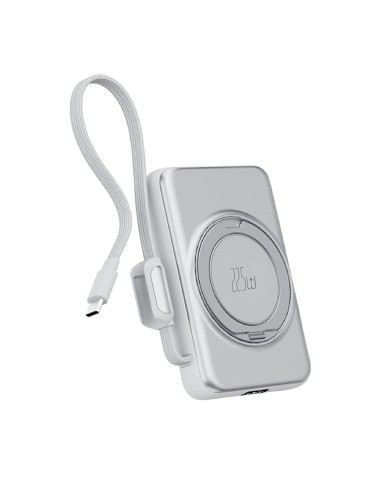 MLK+ MAGNETIC POWER BANK 10000mAh 22.5W WITH INTEGRATED STAND AND TYPE-C CABLE