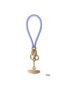 SILICONE NECK STRAP WITH METAL PATCH 2