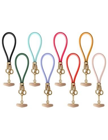 SILICONE NECK STRAP WITH METAL PATCH