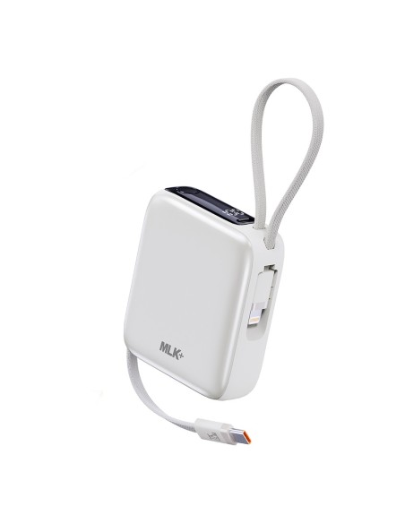MLK+ 10000mAh 22.5W POWER BANK MIT INTEGRIERTEN TYPE-C- UND LIGHTNING-KABELN