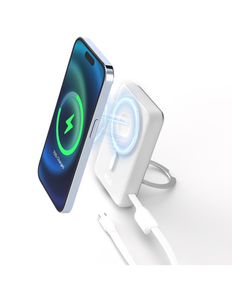 MLK+ MAGNETIC POWER BANK 10000mAh 22.5W MIT INTEGRIERTEM STÄNDER UND TYPE-C KABEL