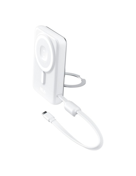 MLK+ BANQUE D'ALIMENTATION MAGNÉTIQUE 10000mAh 22.5W AVEC SUPPORT INTÉGRÉ ET CÂBLE TYPE-C