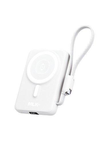 MLK+ BANQUE D'ALIMENTATION MAGNÉTIQUE 10000mAh 22.5W AVEC SUPPORT INTÉGRÉ ET CÂBLE TYPE-C
