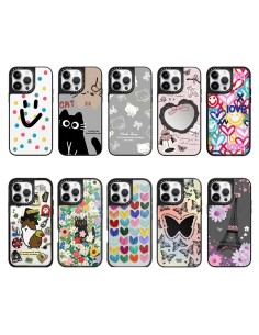 MAGNETIC HARD CASE WITH DECORATIVE PRINTS AND GLOSSY FINISH - DESIGN 2