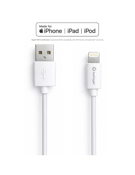 CAVO RICARICA E DATI USB APPLE LIGHTNING MFi CERTIFICATO