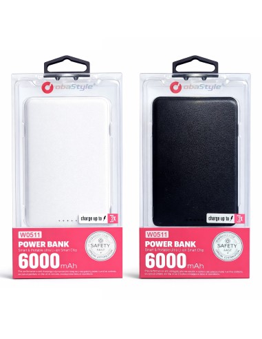 6000mAh EXTRA SLIM PORTABLE POWER BANK CHARGER