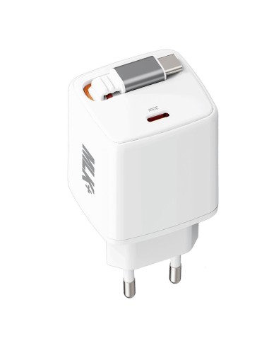 PD port mains charger with Type C to Type C cable
