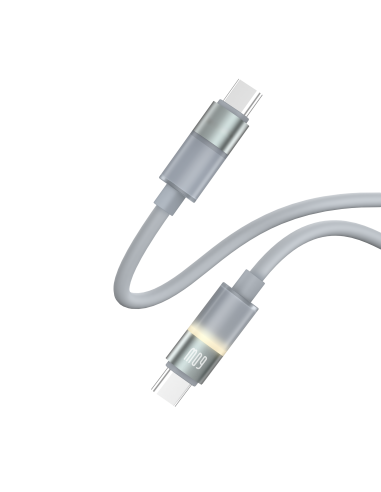 MLK+ 60W USB-C AUF USB-C SILIKONKABEL MIT LED