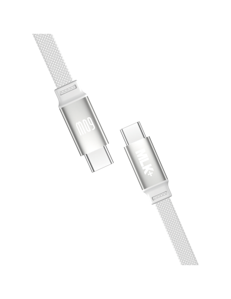 MLK+ CAVO PIATTO INTRECCIATO USB-C A USB-C 60W MAGNETICO