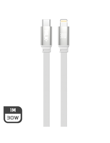 MLK+ CÂBLE TRESSÉ MAGNÉTIQUE USB-C VERS LIGHTNING DE 30 W