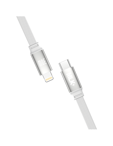 MLK+ 30W MAGNETIC USB-C TO LIGHTNING FLAT BRAIDED CABLE