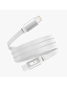 MLK+ 30W MAGNETIC USB-C TO LIGHTNING FLAT BRAIDED CABLE