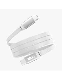 MLK+ 60W CÂBLE TRESSÉ MAGNÉTIQUE USB-C À USB-C TRESSÉ PLAT