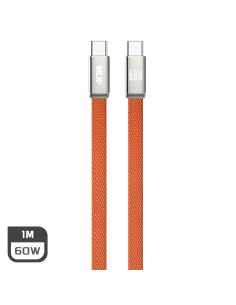 MLK+ 60W ULTRA-THIN BRAIDED FLAT USB-C TO USB-C CABLE