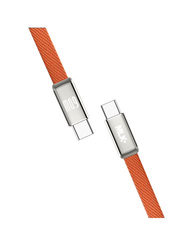 MLK+ CÂBLE PLAT TRESSÉ ULTRA-FIN USB-C VERS USB-C DE 60 W