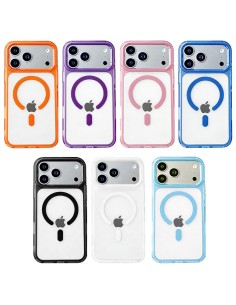 MAGNETIC HARD CLEAR COVER CASE WITH REINFORCED FRAME