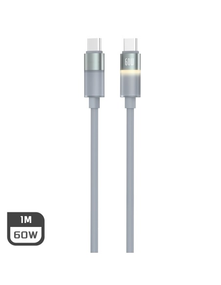 MLK+ CAVO USB-C A USB-C 60W IN SILICONE CON LED