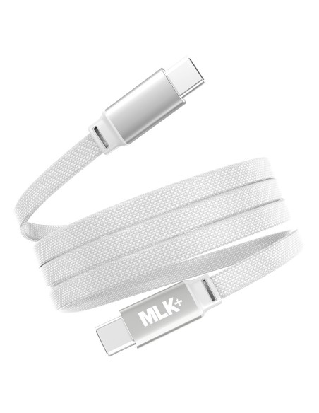 MLK+ 60W MAGNETISCHES USB-C ZU USB-C FLACH GEFLOCHTENES KABEL