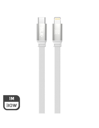 MLK+ CÂBLE TRESSÉ MAGNÉTIQUE USB-C VERS LIGHTNING DE 30 W