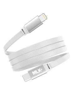 MLK+ 30W MAGNETIC USB-C TO LIGHTNING FLAT BRAIDED CABLE
