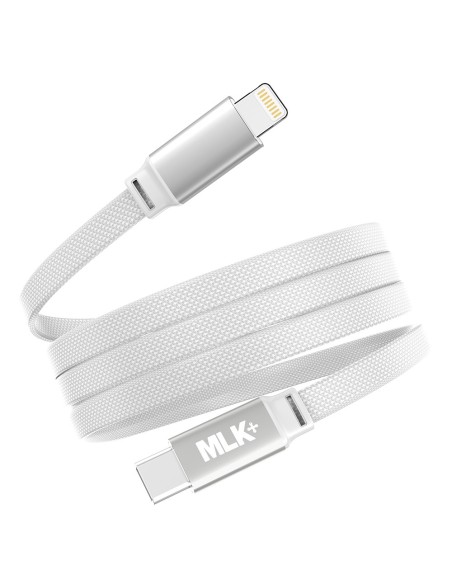 MLK+ 30W MAGNETISCHES USB-C ZU LIGHTNING FLACH GEFLOCHTENES KABEL