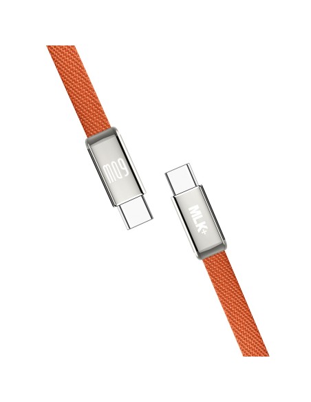 MLK+ 60W ULTRA-THIN BRAIDED FLAT USB-C TO USB-C CABLE