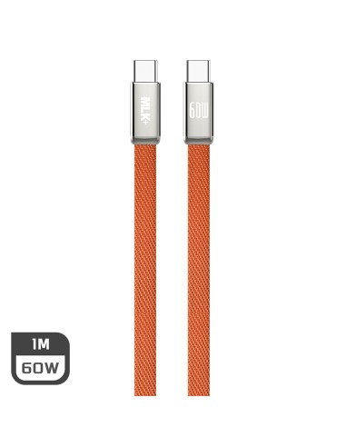 MLK+ 60W ULTRADÜNNES GEFLOCHTENES FLACHES USB-C ZU USB-C KABEL