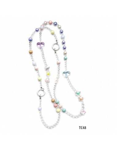 60CM-LONG PHONE BEADS WITH GLASSES HOLDER